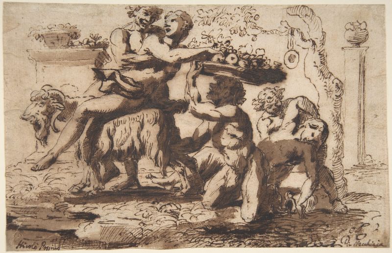 Nicolas Poussin, Bacchanal, ca. 1635–36