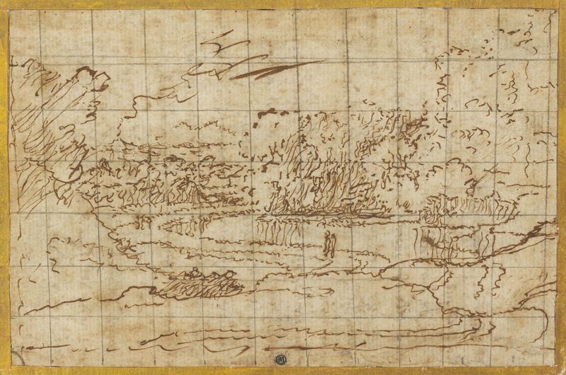Nicolas Poussin, Road along a Winding River, c. 1648?